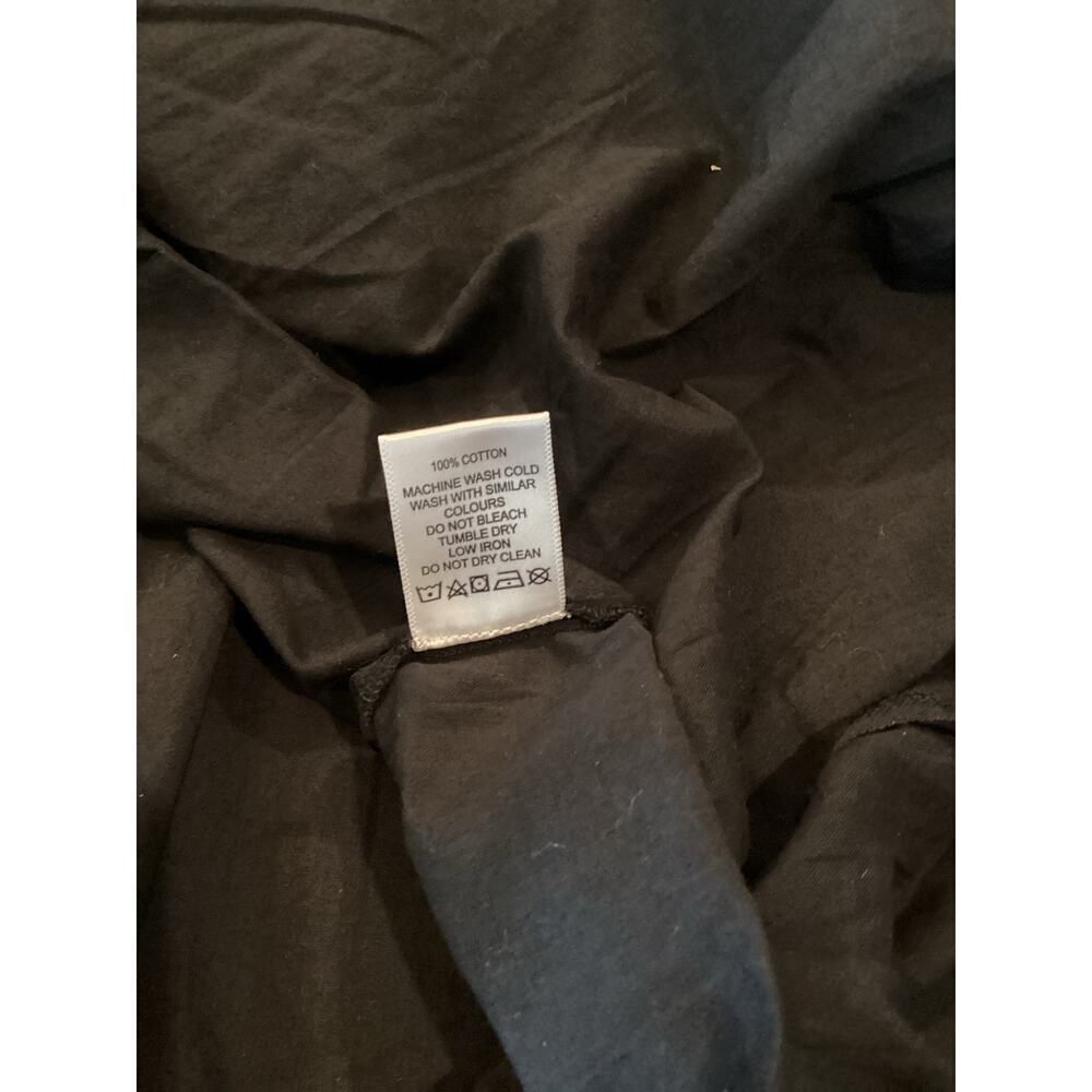 ABLE Jane Maxi Midi Dress Tiered Long Sleeve Black Cotton Fall L NWT - Picture 3 of 9